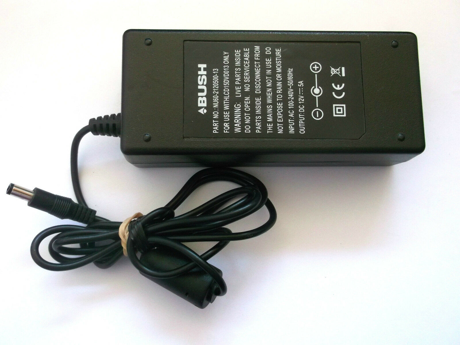 NEW Bush LCDS20TV007 NU60-2120500-13 12V 5.0A POWER SUPPLY CHARGER
