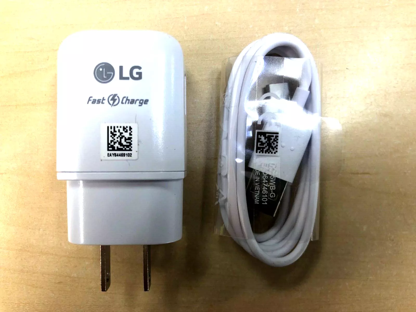 LG Original Quick Wall Charger + LG USB-C Cable For LG V20/V30/V40/50/V60 ThinQ Compatible Brand Un